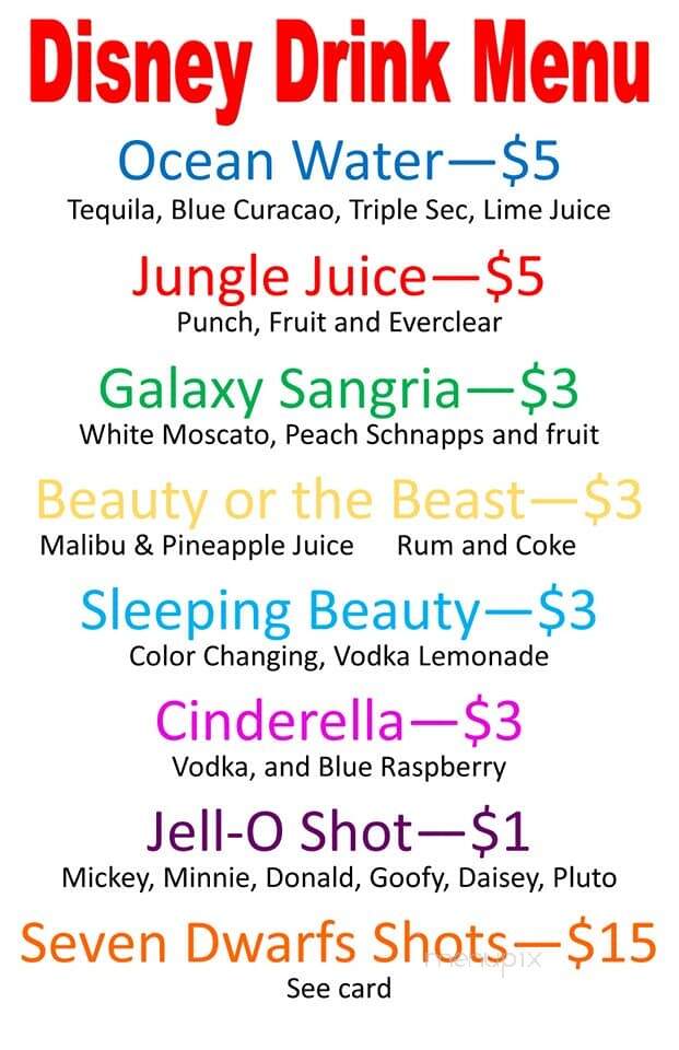 Fuzzy's Tavern - Cobden, IL menu_pic