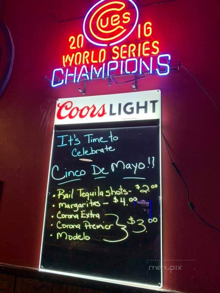 Fuzzy's Tavern - Cobden, IL menu_pic