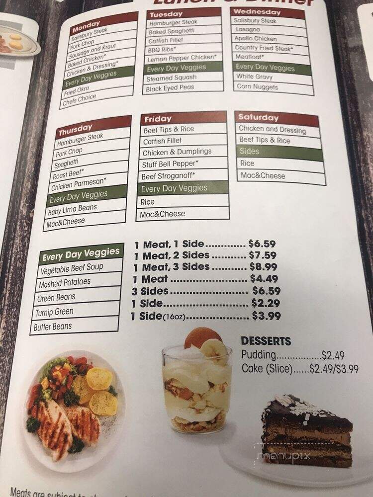 Mama's Kitchen - Birmingham, AL menu_pic