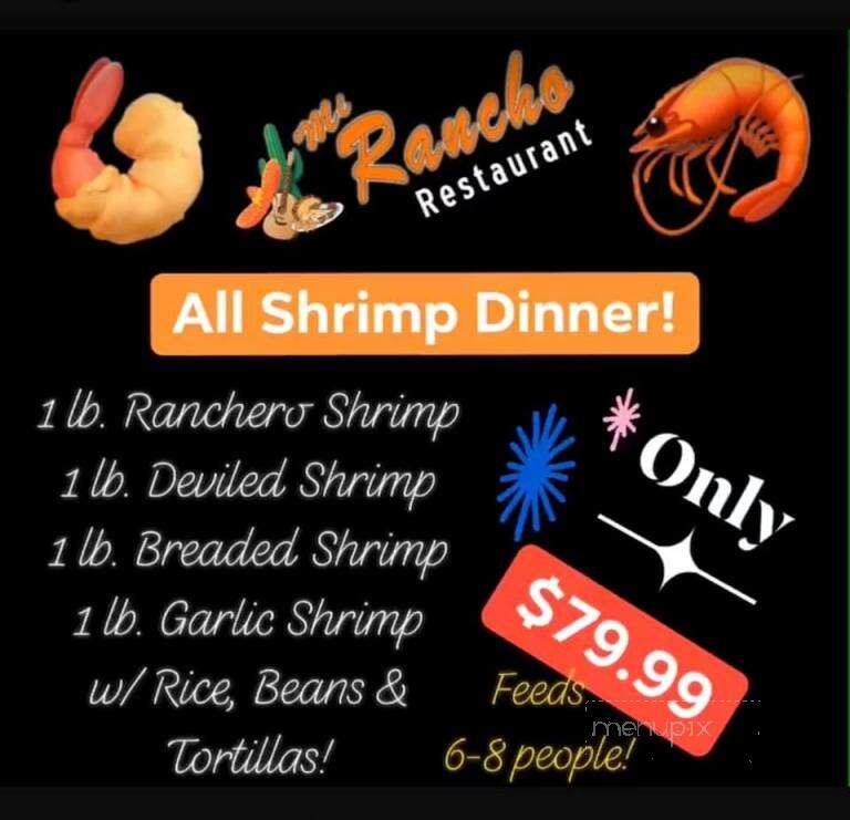Mi Rancho Restaurant - Yuma, AZ menu_pic