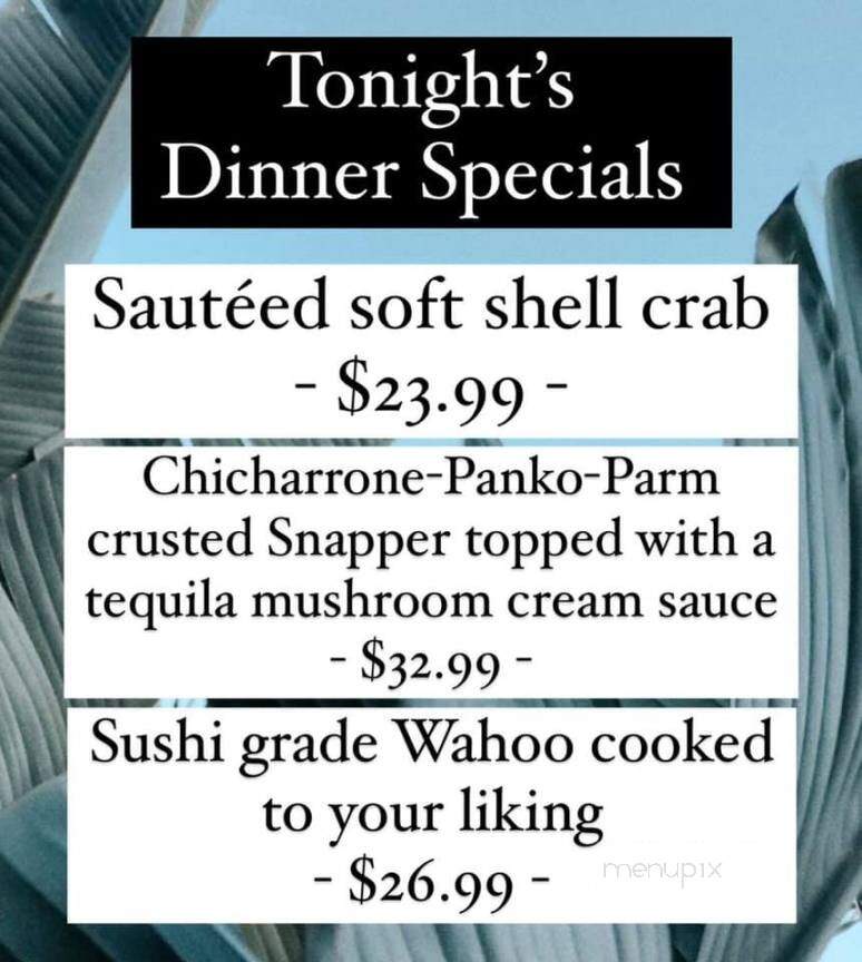 King Neptune Restaurant - Stuart, FL menu_pic