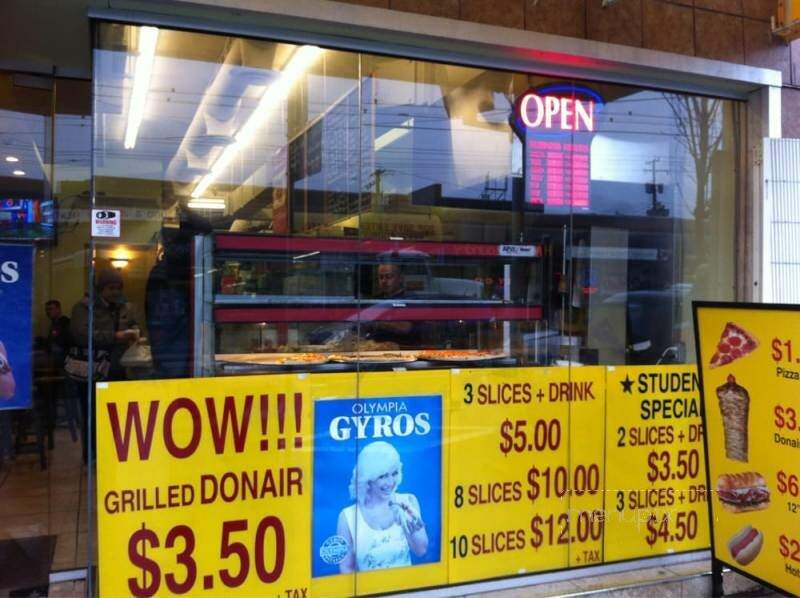 VanCity Pizza - Vancouver, BC menu_pic