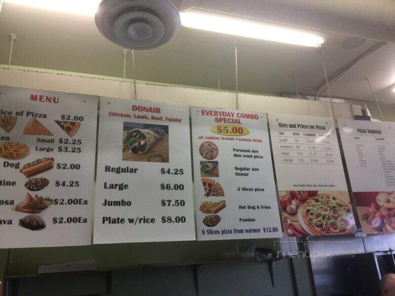 VanCity Pizza - Vancouver, BC menu_pic