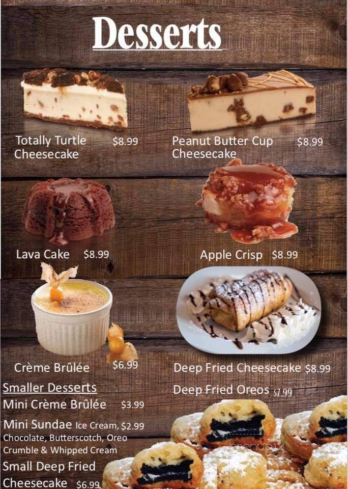 Red Rock Canyon - Belleville, ON menu_pic