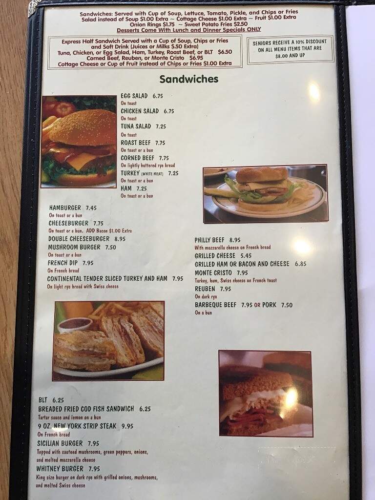 Whitney Street - Grayslake, IL menu_pic