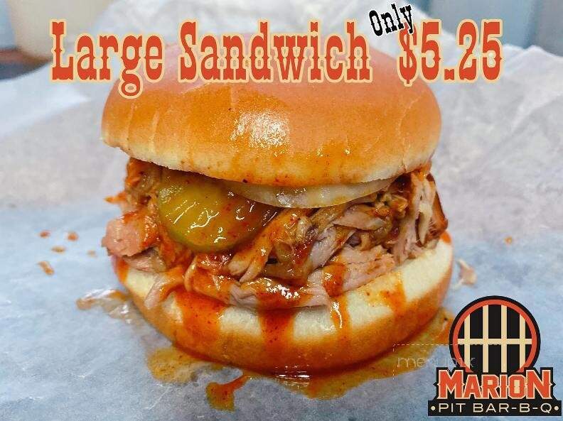 Marion Bar-B-Q Pit - Marion, KY menu_pic