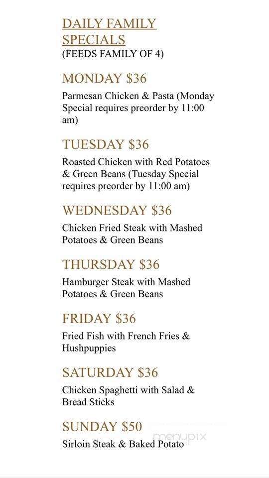 Ama's Mexican Restaurant - Hearne, TX menu_pic
