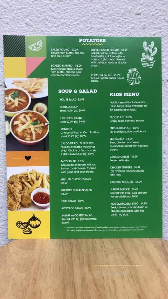Ama's Mexican Restaurant - Hearne, TX menu_pic