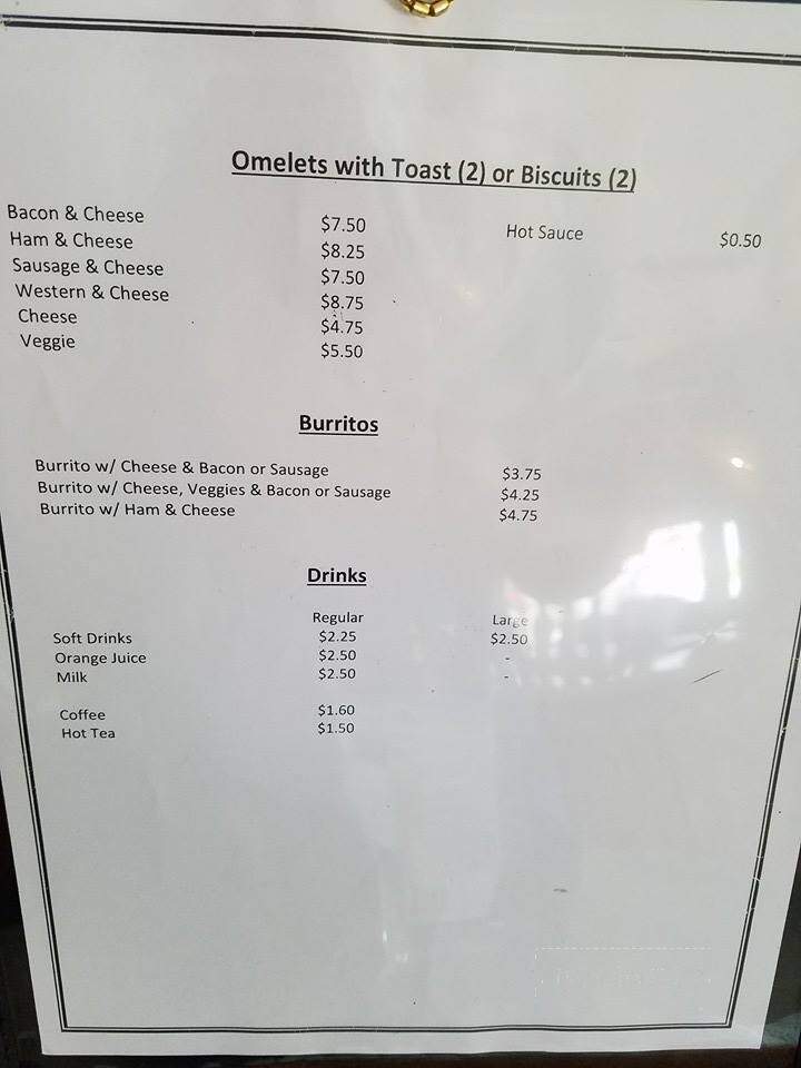 Filling Station - Henderson, TX menu_pic