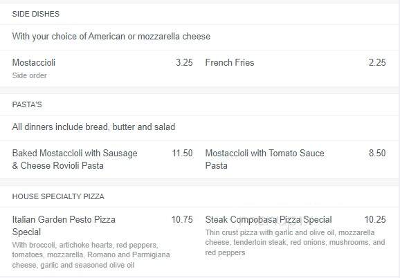Mama De Marinis Pizza-Bay View - Milwaukee, WI menu_pic