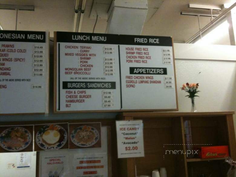Bernadette's Fast Food - Juneau, AK menu_pic