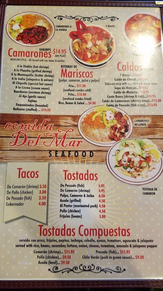 Taqueria Santa Fe - Orosi, CA menu_pic