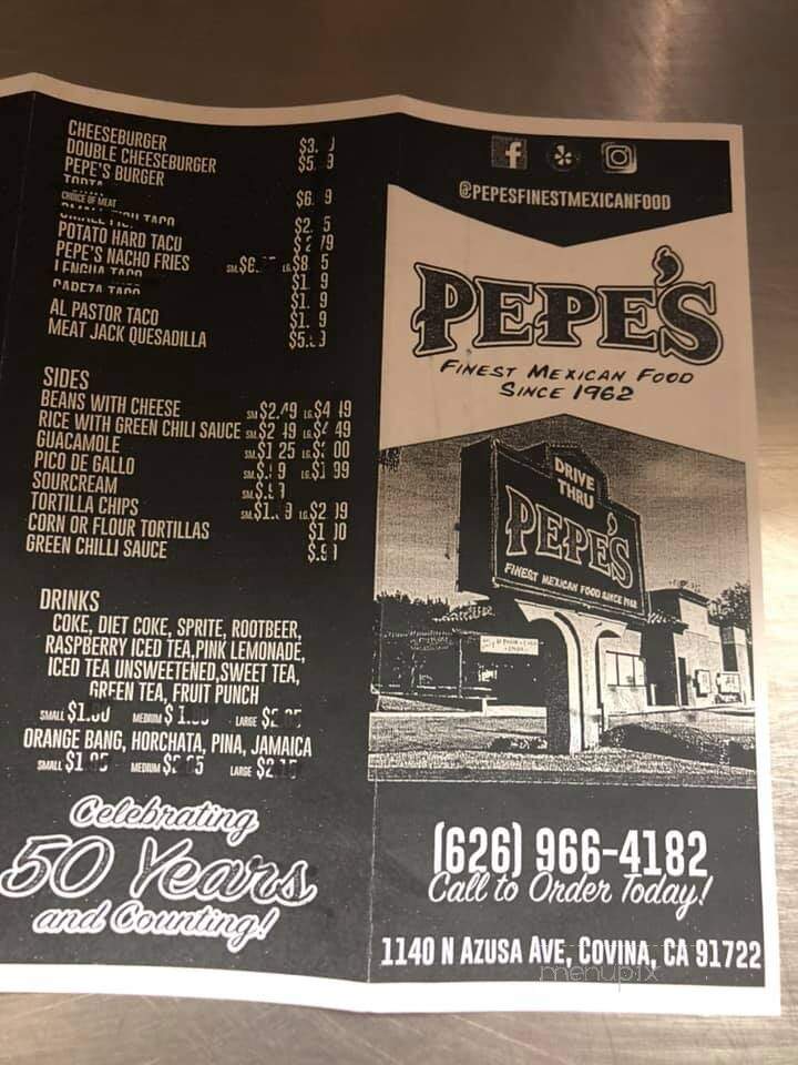Pepes Finest Mexican Food - Covina, CA