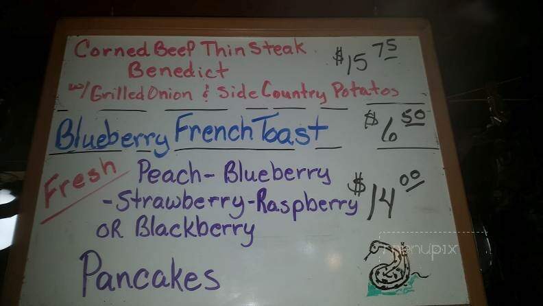 Wagon Wheel Coffee Shop - Carmel, CA menu_pic