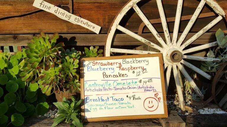Wagon Wheel Coffee Shop - Carmel, CA menu_pic