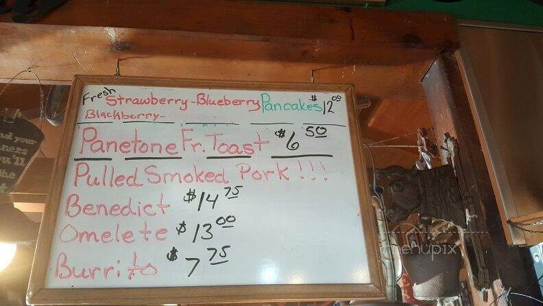 Wagon Wheel Coffee Shop - Carmel, CA menu_pic