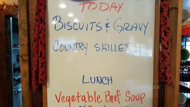 Red Moose Cafe - Sierra City, CA menu_pic