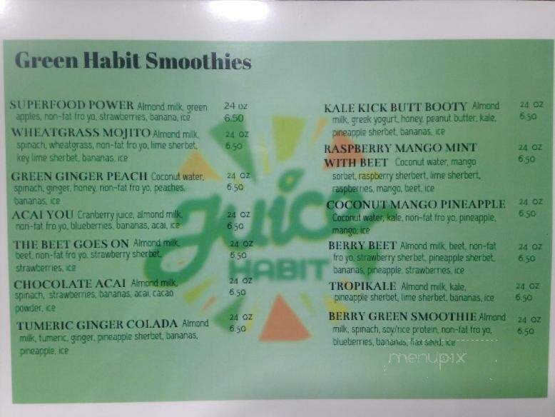 Juice Habit - Largo, FL menu_pic