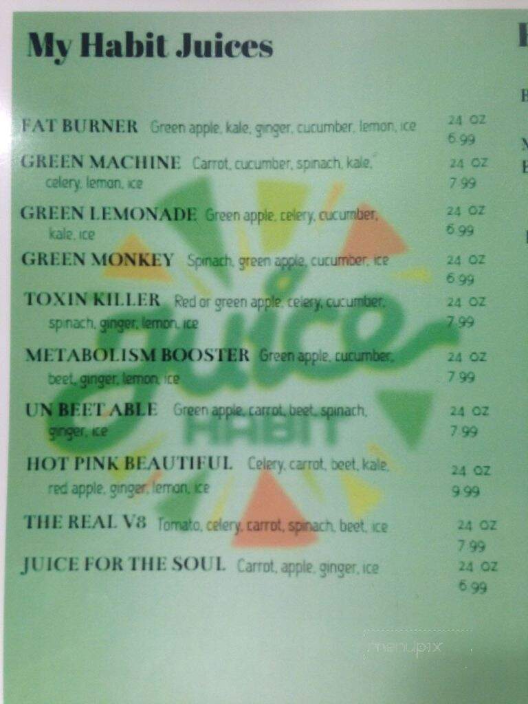 Juice Habit - Largo, FL menu_pic
