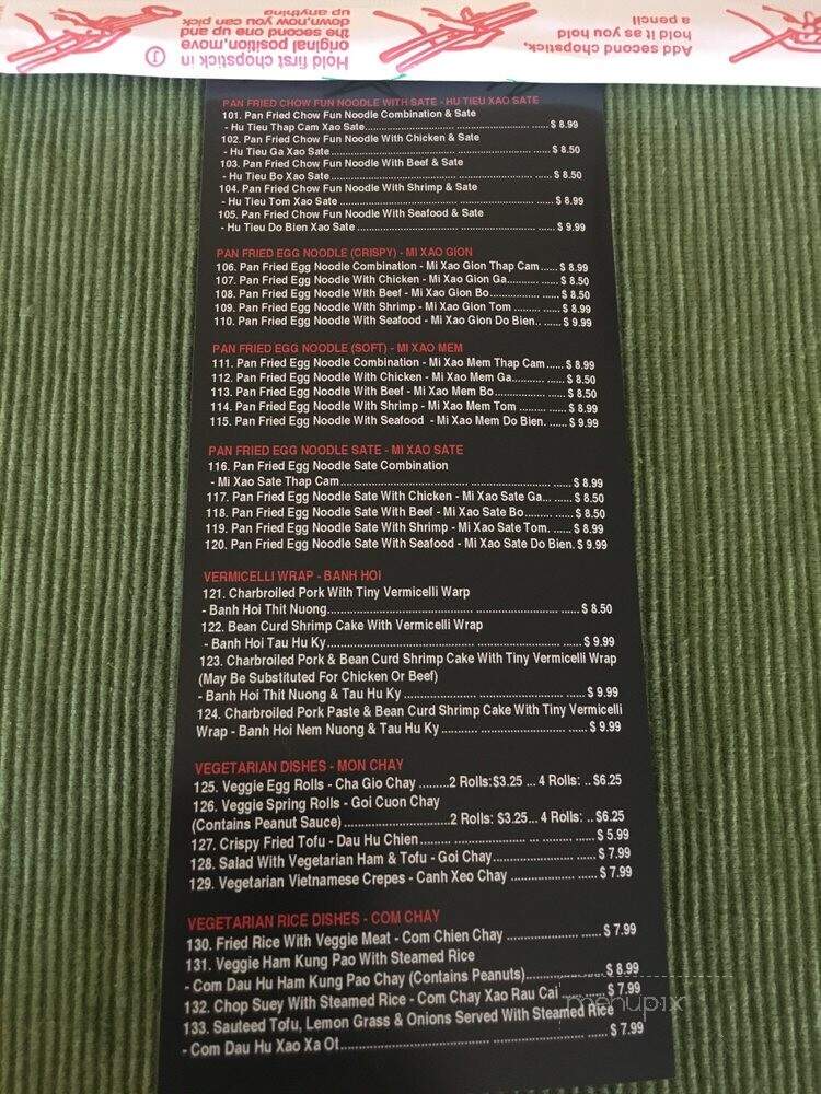 Kung Fu Pho - Highland, CA menu_pic