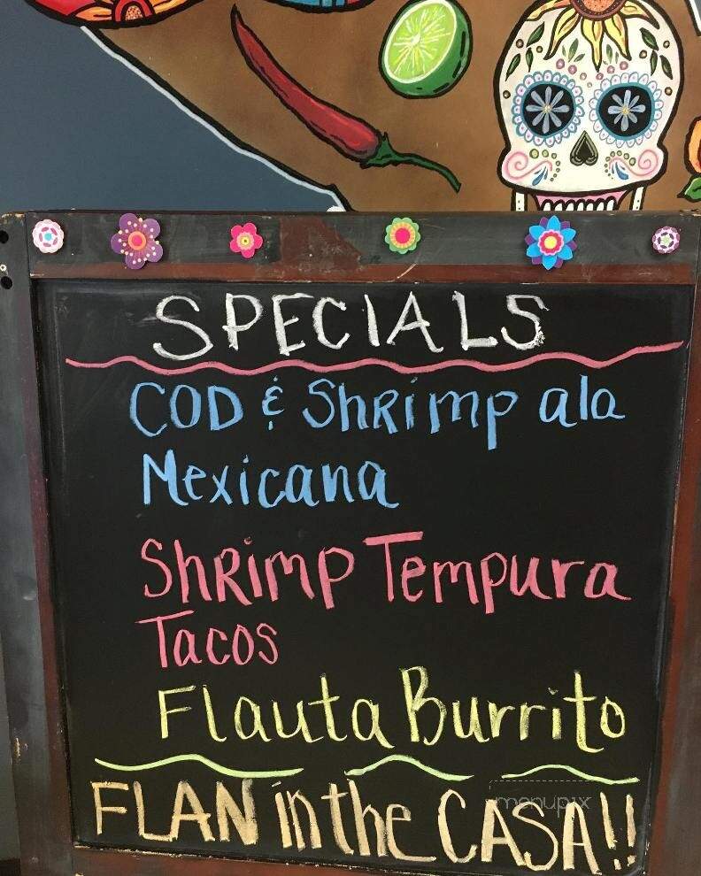 Casa Del Sol - Toms River, NJ menu_pic
