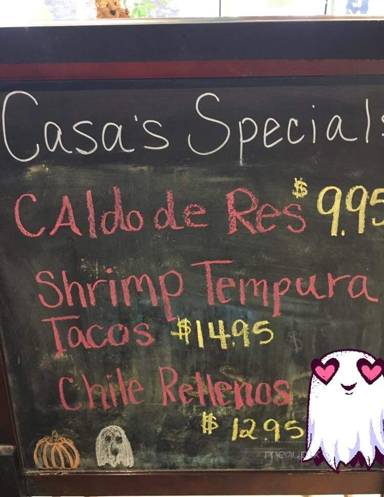Casa Del Sol - Toms River, NJ menu_pic