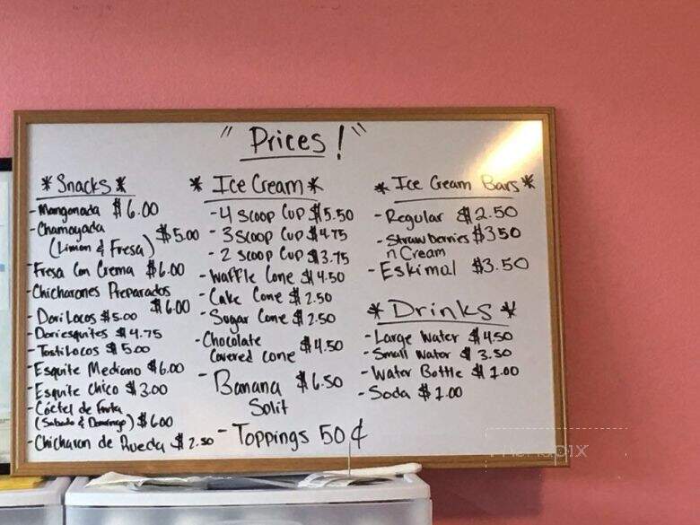 La Dulce Michocana - Tampa, FL menu_pic