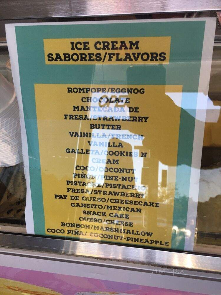 La Dulce Michocana - Tampa, FL menu_pic