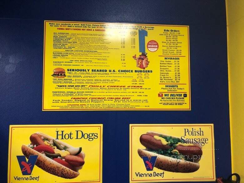 Top Dog Grill - New Port Richey, FL menu_pic