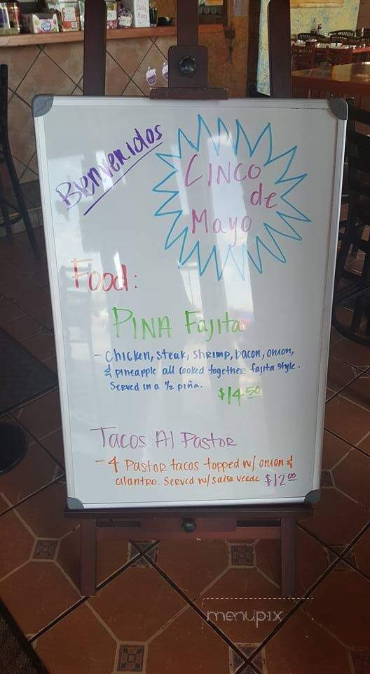 El Tapatios - Union, MO menu_pic