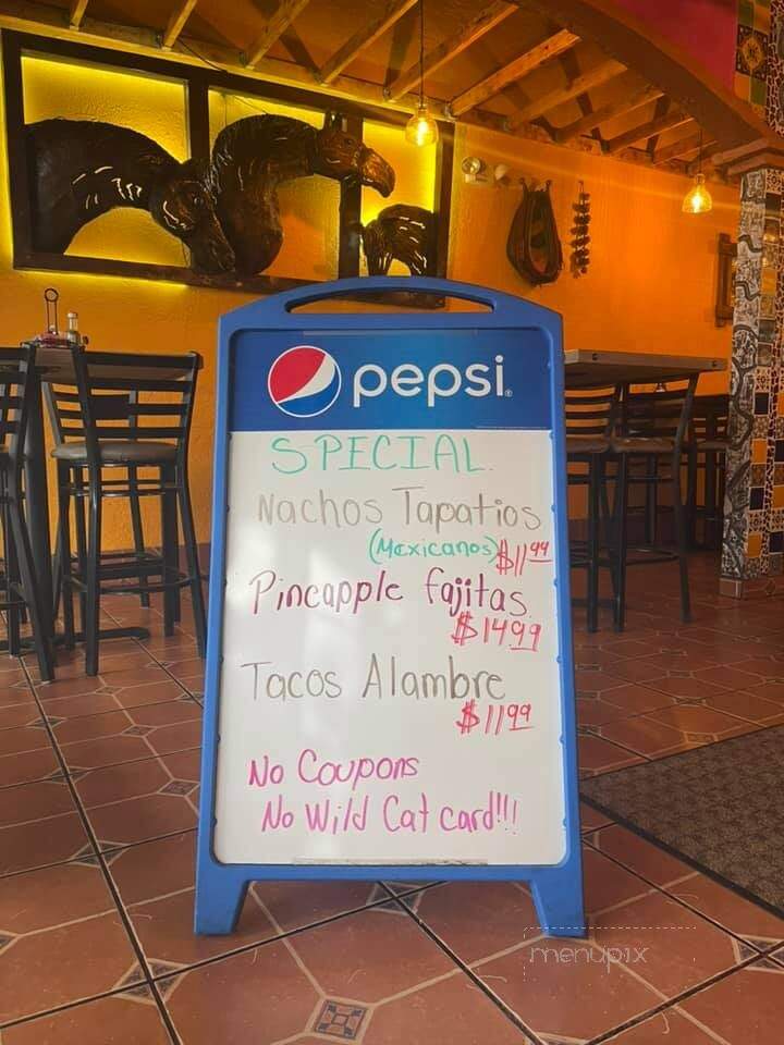 El Tapatios - Union, MO menu_pic