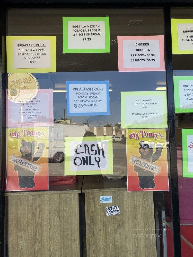 Big Tomy's - Culver City, CA menu_pic