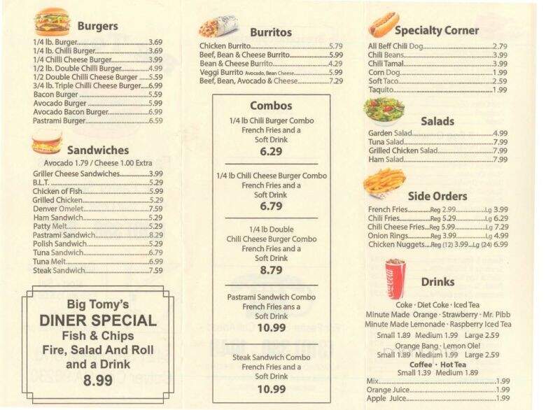 Big Tomy's - Culver City, CA menu_pic