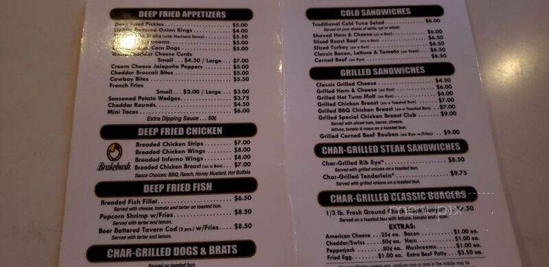 Pitcher's Pub - Madison, WI menu_pic