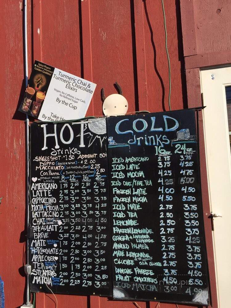 Hardcore Espresso - Sebastopol, CA menu_pic