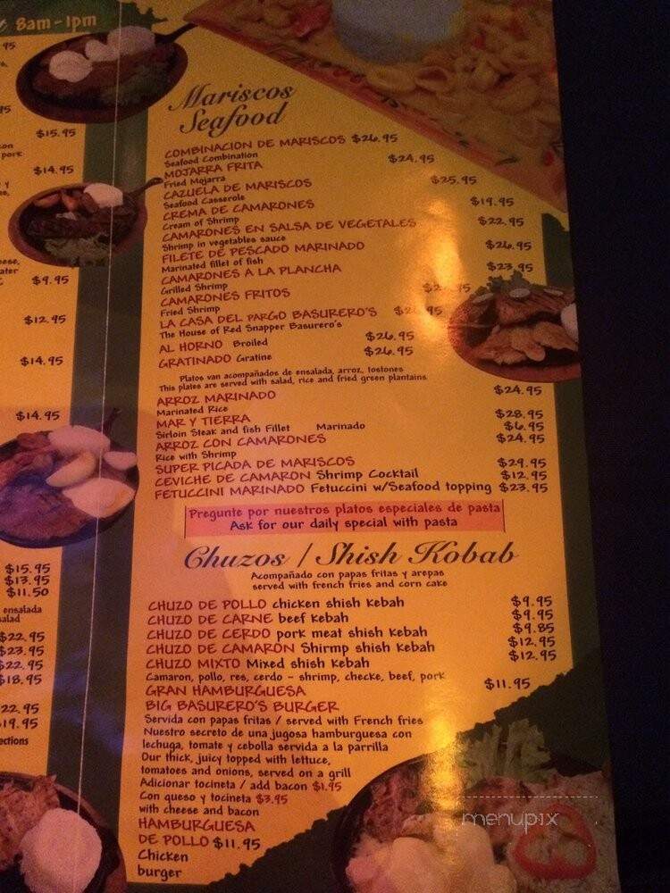 El Basurero - Astoria, NY menu_pic