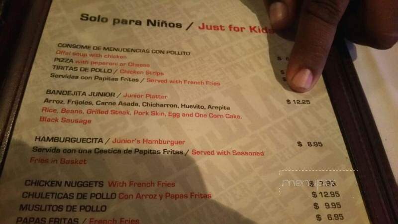 El Basurero - Astoria, NY menu_pic