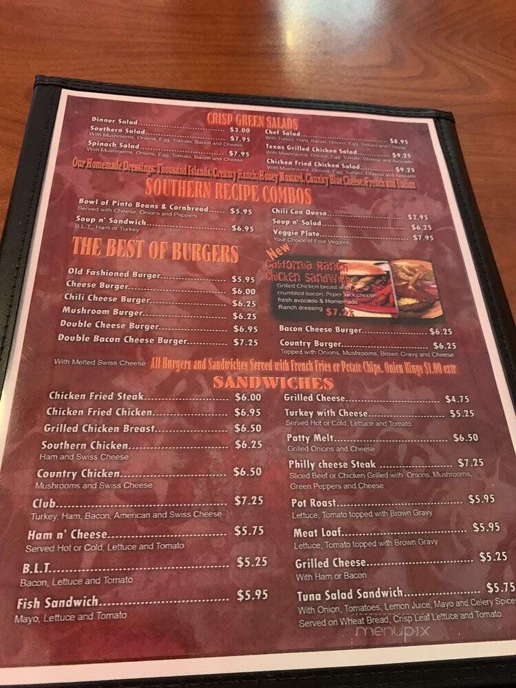 Southern Recipe - Irving, TX menu_pic