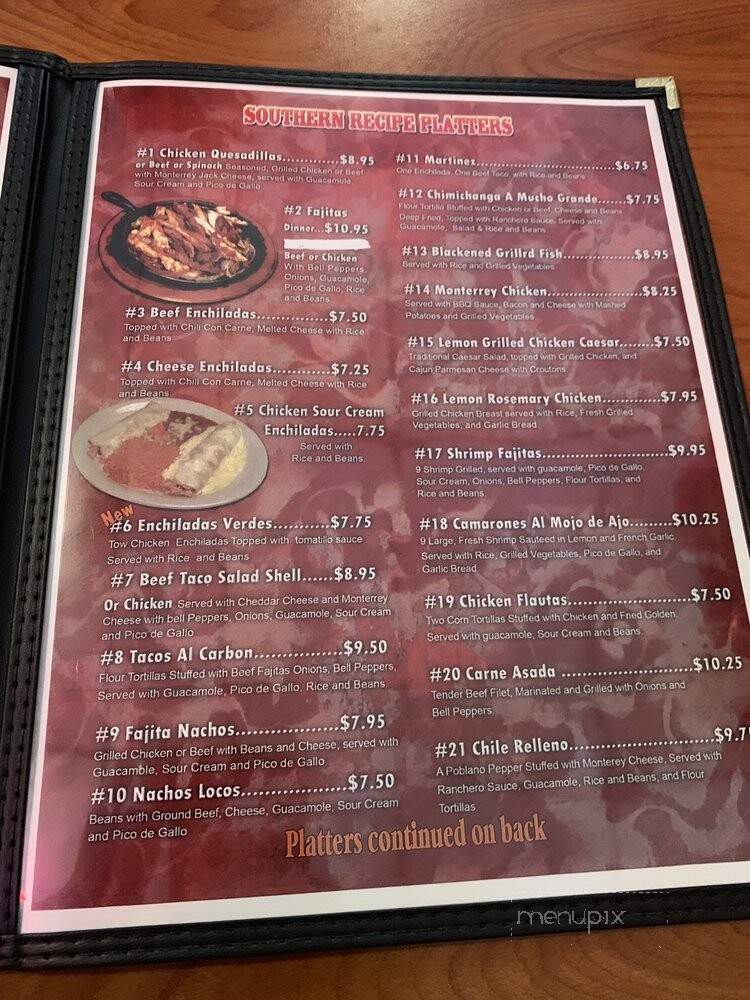 Southern Recipe - Irving, TX menu_pic