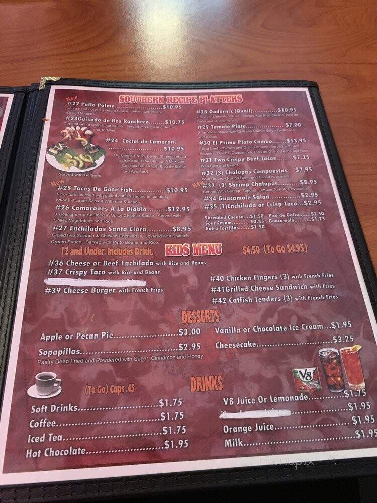 Southern Recipe - Irving, TX menu_pic