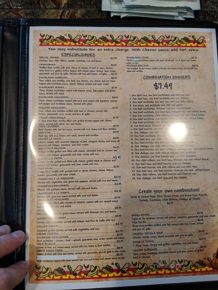 La Fiesta - Fort Smith, AR menu_pic
