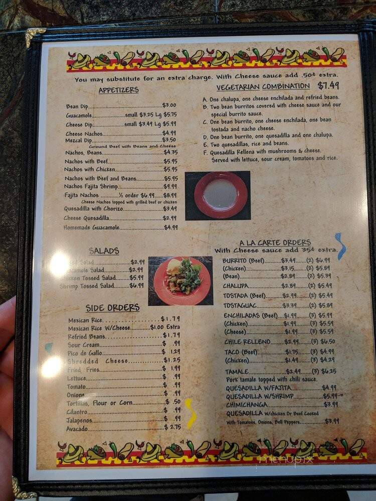 La Fiesta - Fort Smith, AR menu_pic