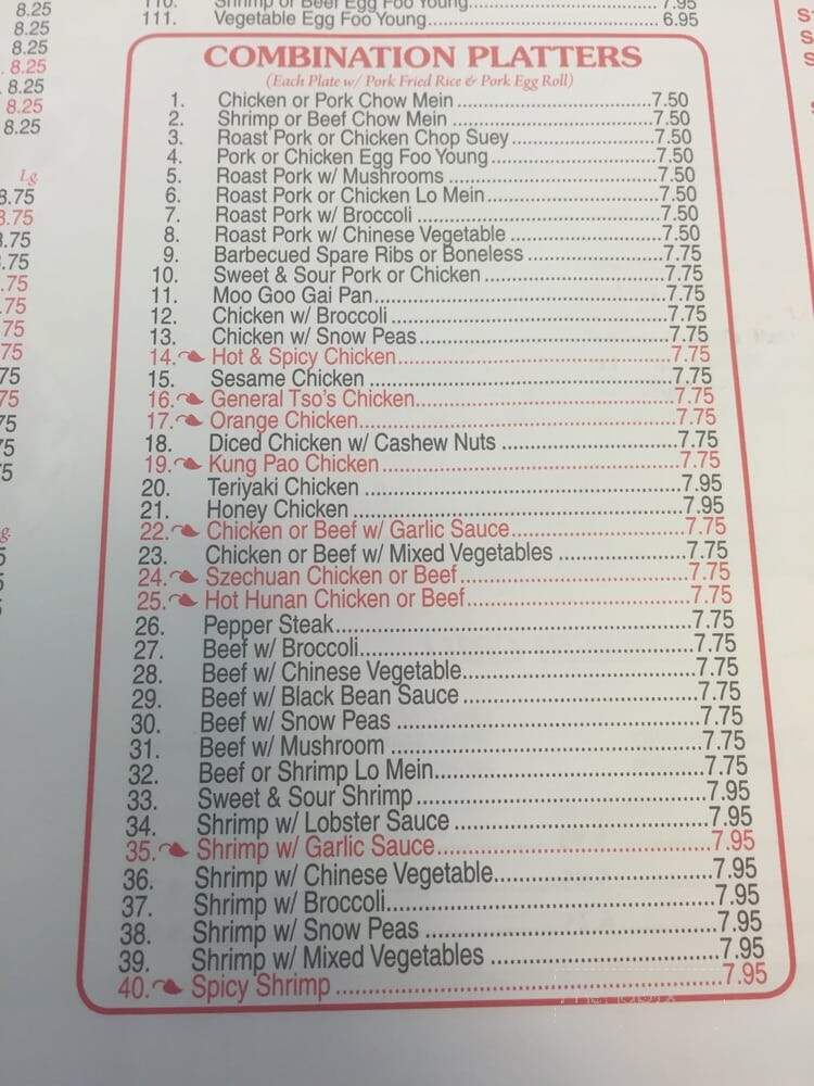 China Fun Restaurant - Milton, FL menu_pic