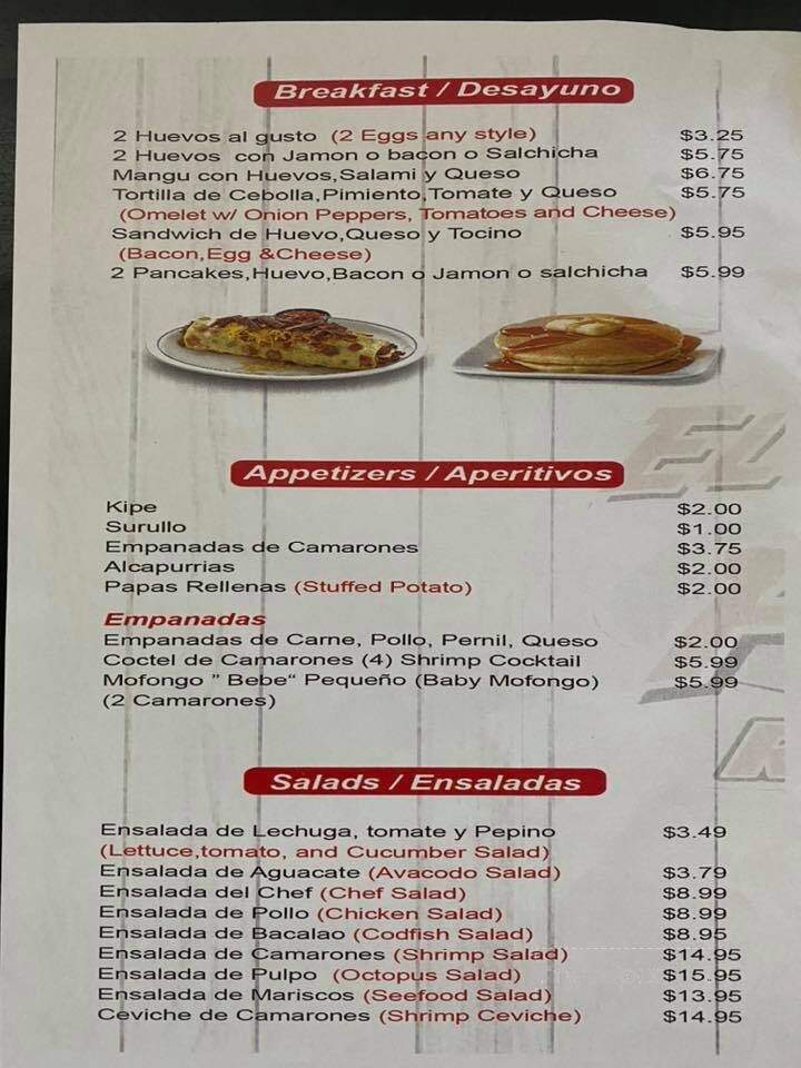 El Rey De Los Pollos - Kissimmee, FL menu_pic