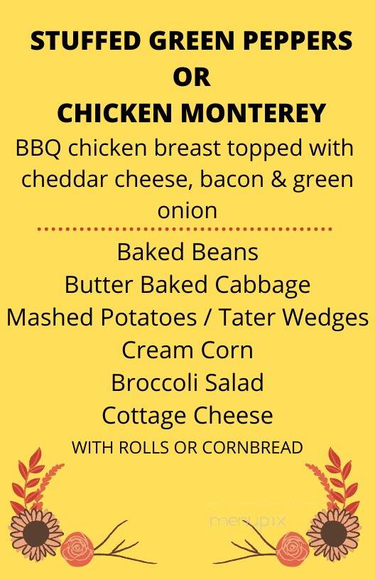 Ranger Grill - Lewisburg, KY menu_pic
