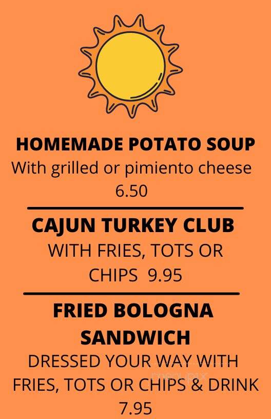 Ranger Grill - Lewisburg, KY menu_pic