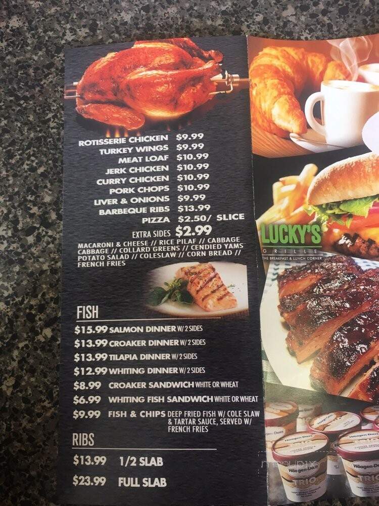 Lucky's Grille - Capitol Heights, MD menu_pic