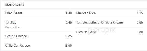 La Fiesta Mexican Restaurant - Union City, GA menu_pic