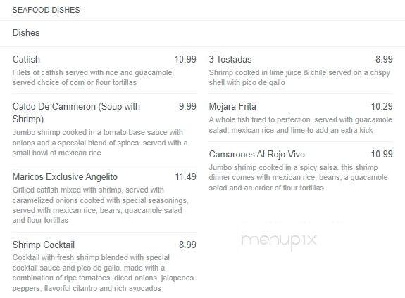 La Fiesta Mexican Restaurant - Union City, GA menu_pic