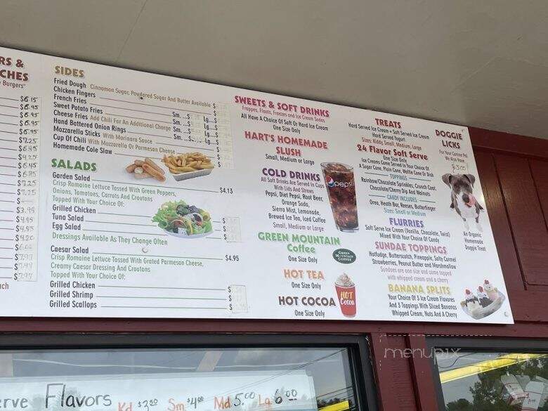 Shibley's Soft & Hard Ice Crm - Alton Bay, NH menu_pic